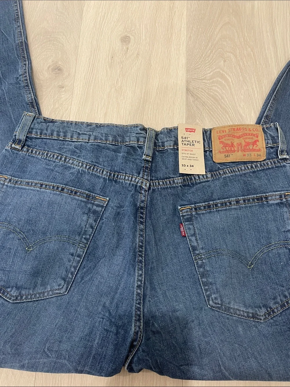 Levi's Dark Blue Straight-Leg Men's Jeans